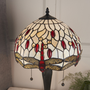 Tischlampe Tiffany Dragonfly Beige Interiors 64086 small 4