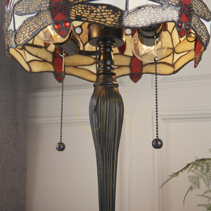 Tischlampe Tiffany Dragonfly Beige Interiors 64086 small 6