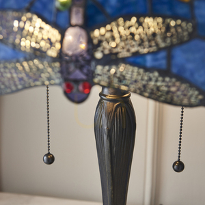 Tiffany Tischlampe Blau Dragonfly 64089 Interiors small 5