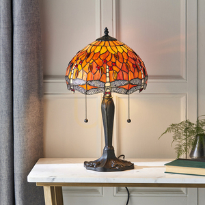 Libelle Tiffany Tischlampe Multicolor 64092 Interiors. small 3