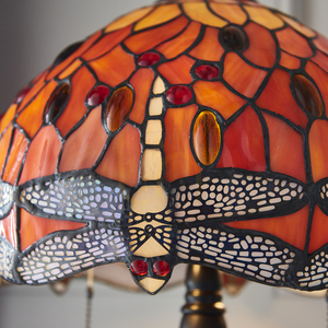 Libelle Tiffany Tischlampe Multicolor 64092 Interiors. small 6