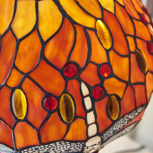 Libelle Tiffany Tischlampe Multicolor 64092 Interiors. small 7