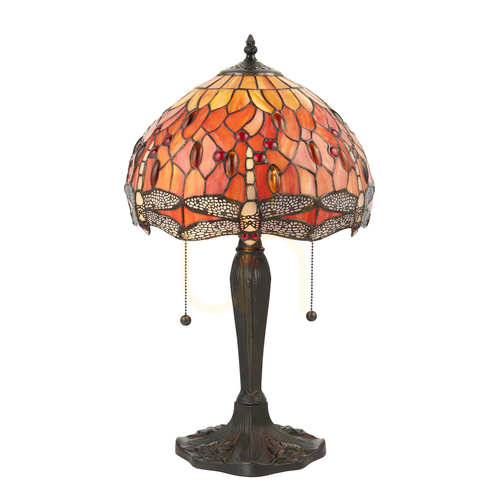 Prüfen Libelle Tiffany Tischlampe Multicolor 64092 Interiors.