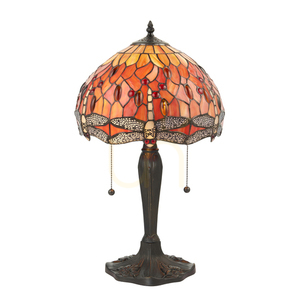Libelle Tiffany Tischlampe Multicolor 64092 Interiors. small 0
