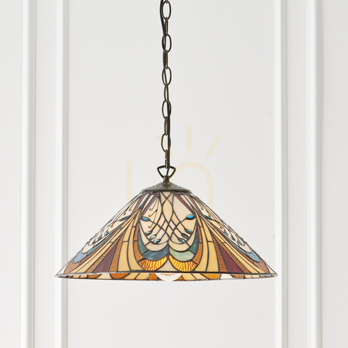 Prüfen Hector Tiffany Pendelleuchte Multicolor 64162 Interiors.