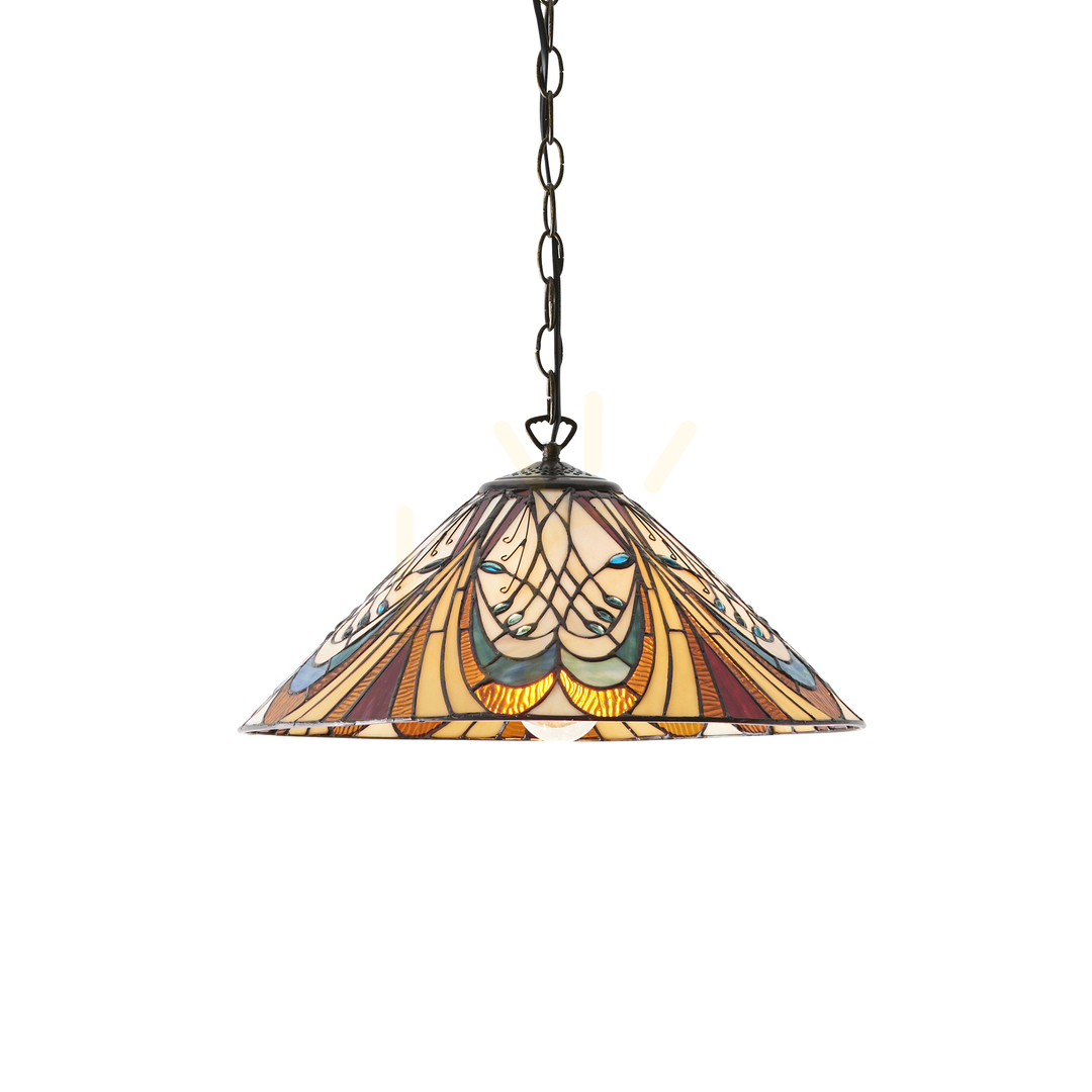 Hector Tiffany Pendant Lamp Multicolor 64162 Interiors.