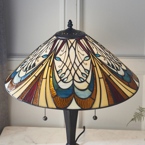 Tiffany Tischlampe Multicolor Interiors Hector 64163 small 4