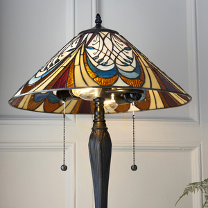 Tiffany Tischlampe Multicolor Interiors Hector 64163 small 6