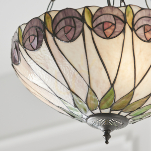 Hutchinson Tiffany Pendelleuchte Multicolor 64175 Inneneinrichtung. small 5