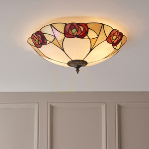 Ingram Tiffany Multicolor Plafond 64182 Interiors. small 4