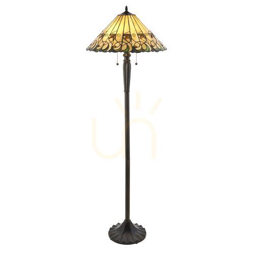 Prüfen Stehlampe Tiffany multicolor Interiors Jamelia 64192