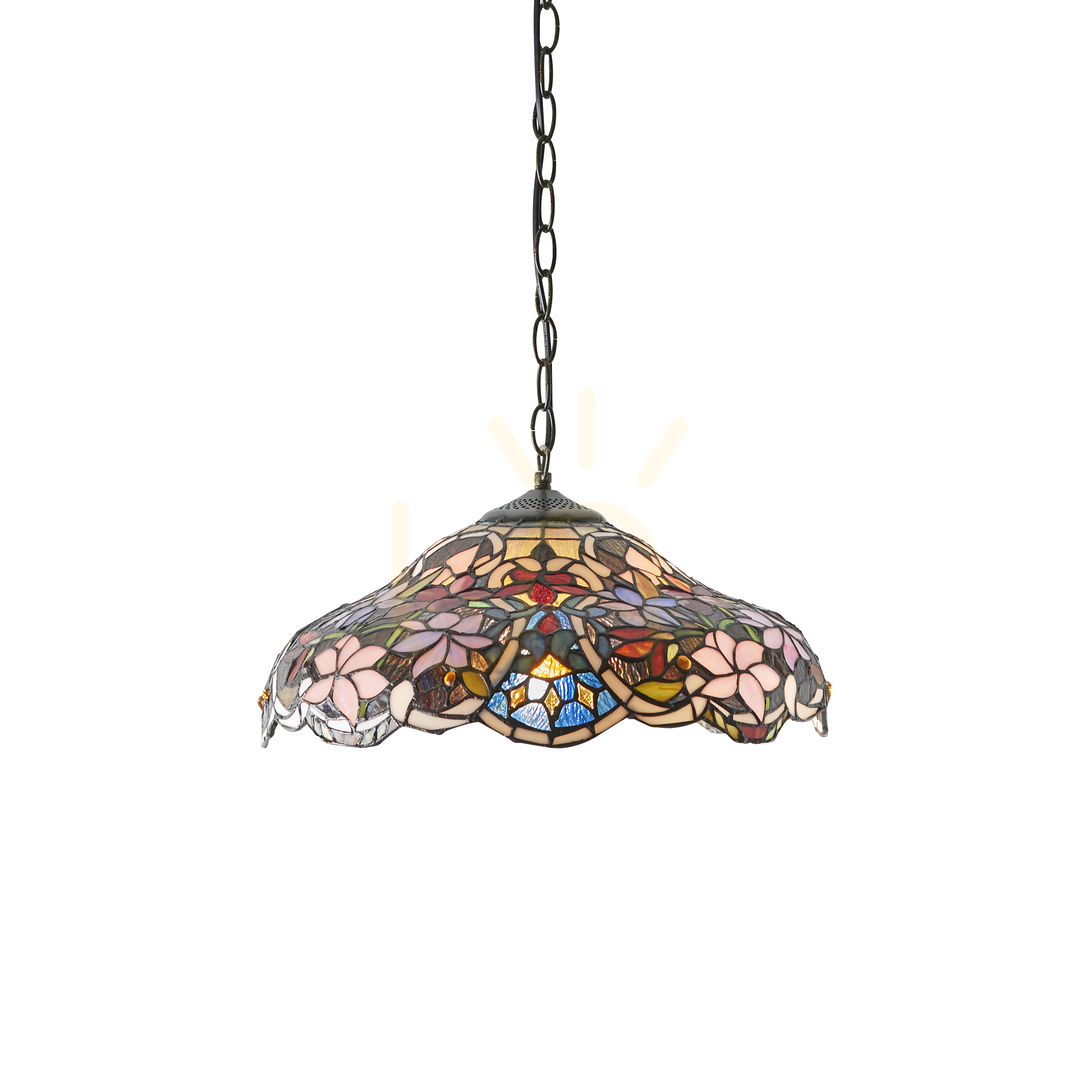 Sullivan Tiffany Pendelleuchte Multicolor 64325 Inneneinrichtung.