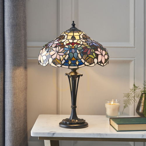 Prüfen Tischlampe Interiors Sullivan Tiffany Multicolor 64327