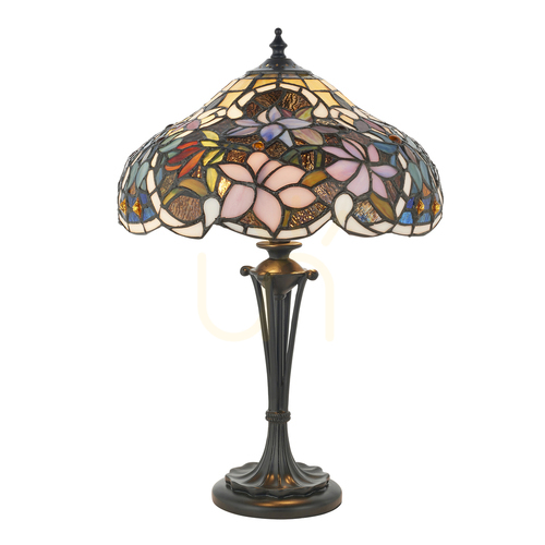 Prüfen Tischlampe Interiors Sullivan Tiffany Multicolor 64327