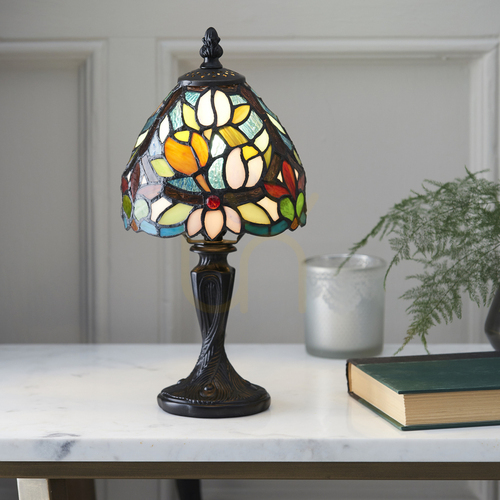 Prüfen Sylvette Tiffany Tischlampe Multicolor 64331 Interiors.