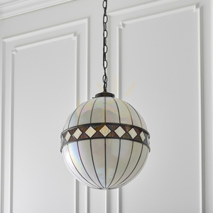 Fargo Tiffany Pendelleuchte Multicolor 67045 Inneneinrichtung. small 1