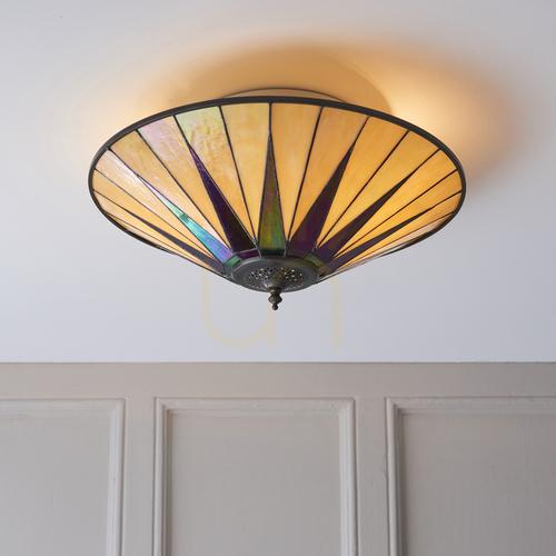 Prüfen Plafond Dark star Tiffany Multicolor 70240 Inneneinrichtung