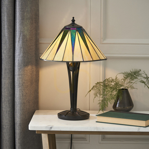 Tischlampe Tiffany Multicolor Interiors 70367 small 3