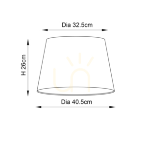 Lampenschirm Cici grau CICI-16GRY Inneneinrichtung small 1
