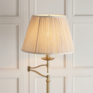 Stehlampe Interiors Stanford Messing Stoff E27 160 cm 63621 small 3