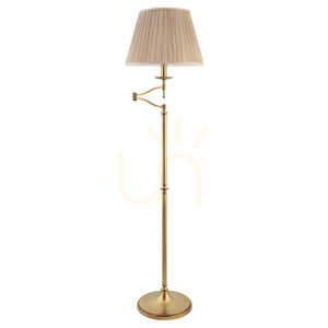 Stehlampe Interiors Stanford Messing Stoff E27 160 cm 63621 small 8
