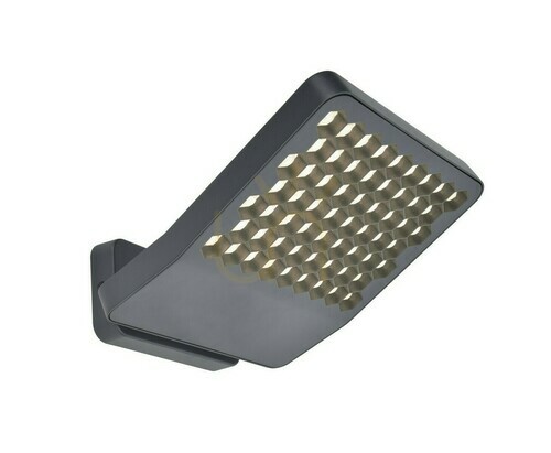 Prüfen Außenwandleuchte Lutec ATLANTIS LED 24W grau Aluminium 7801603118