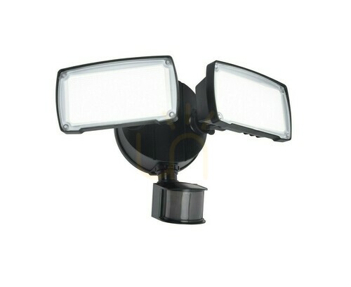 Prüfen Außenwandleuchte Lutec CHIMERA schwarz LED 21W 2350lm 5000K 2-flammig 7635415330