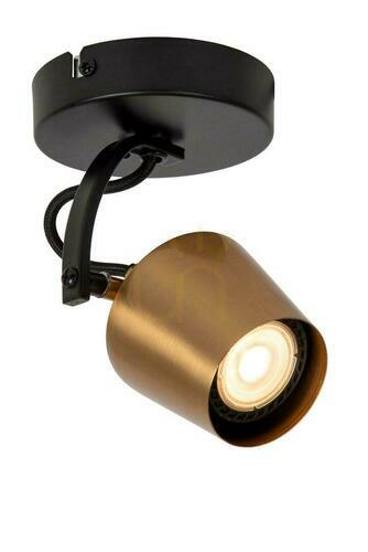 Prüfen Plafond Lucide EMILE gold schwarz Metall GU10 51901/01/02