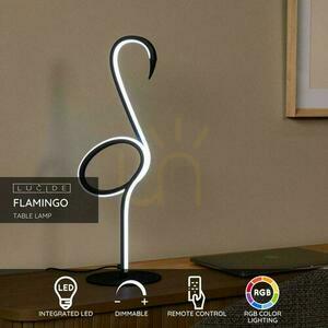 Tischleuchte Lucide Flamingo Schwarz LED 5,5W RGB 05545/06/99 small 2