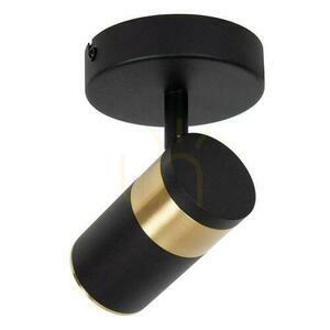 Wandleuchte Lucide GORIK Schwarz Gold Metall GU10 53909/01/30 small 2