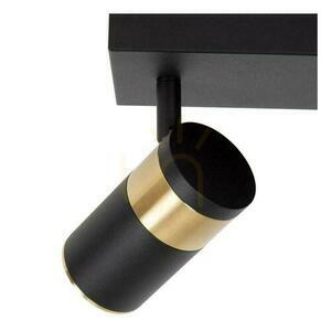 Plafond Lucide GORIK schwarz Gold 2x GU10 LED CCT 53909/02/30 small 3