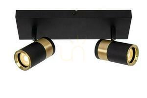 Plafond Lucide GORIK schwarz Gold 2x GU10 LED CCT 53909/02/30 small 6