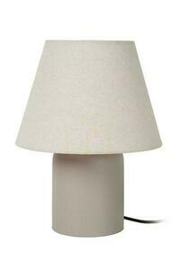 Tischleuchte Lucide MACIA Beige Keramik Leinen Japandi 06527/01/38 small 1