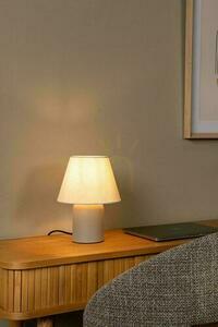Tischleuchte Lucide MACIA Beige Keramik Leinen Japandi 06527/01/38 small 2