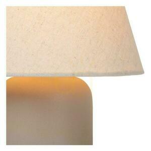 Tischleuchte Lucide MACIA Beige Keramik Leinen Japandi 06527/01/38 small 3
