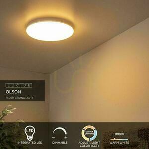 Plafond Lucide Olson LED weiß 29 cm 24W 79190/24/61 small 2