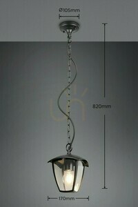 Trio VENTA Außen-Pendelleuchte 363260132 small 4