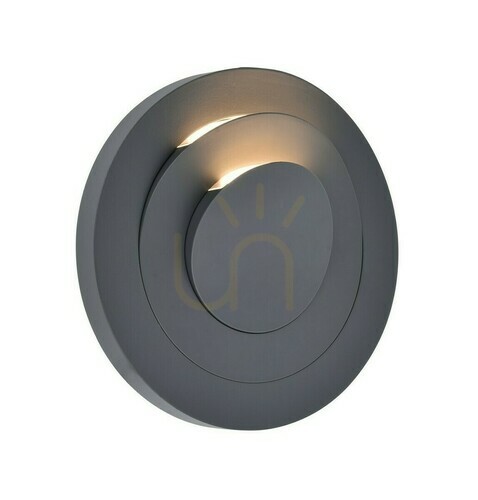 Prüfen Außenwandleuchte Lutec MOOV LED 7,8W Grau Aluminium 5137701118