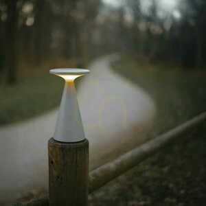 Tischleuchte Max Light Funghi T0064 grau 20 cm dimmbar IP44 small 2
