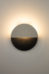 Wandleuchte Sigma LUNA S schwarz/graubeige LED 7W 350 lm 40859 small 1
