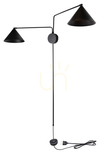 Prüfen Wandleuchte Sigma MAGIC 2x E27 schwarz SKU 40928
