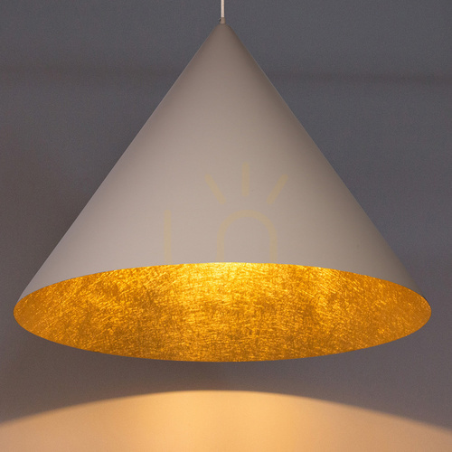 Prüfen Pendelleuchte Sigma VESUVIO 1xE27 beige gold 77 cm 41069