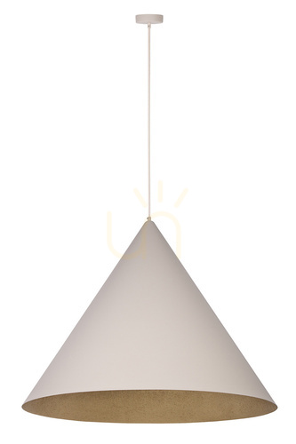 Prüfen Pendelleuchte Sigma VESUVIO 1xE27 beige gold 77 cm 41069