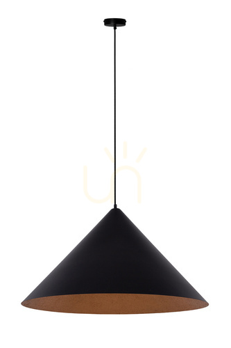 Prüfen Pendelleuchte Sigma VESUVIO 1xE27 Schwarz Kupfer 70 cm 41042
