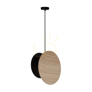 Pendelleuchte Sigma TOLA 1xE27 schwarz Eiche SKU 41091 small 0
