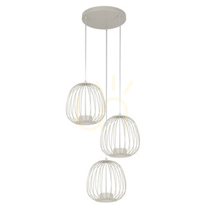 Pendelleuchte Sigma BELL PLUS 3xGX53 grau-beige 50 cm 41103 small 0