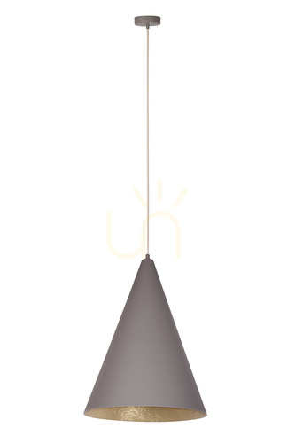 Prüfen Pendelleuchte Sigma VESUVIO 1xE27 taupe gold 35 cm SKU 41056