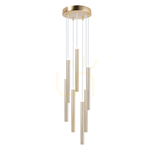 Prüfen Pendelleuchte Sigma SOPEL LUX 7xG9 gebürstetes Gold 40960