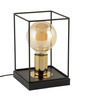 Prüfen Schreibtischlampe Sigma VOX 1xE27 schwarz Gold Stahl 50372