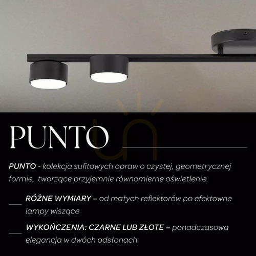 Prüfen Plafon Sigma PUNTO 5xGX53 schwarz 40820